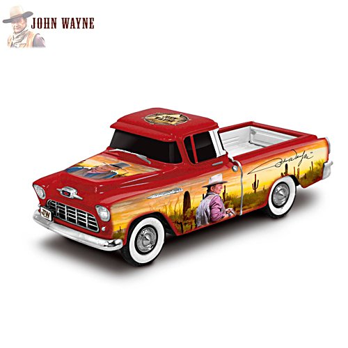 John Wayne 'Riding With The Duke' Chevy Truck Sculpture