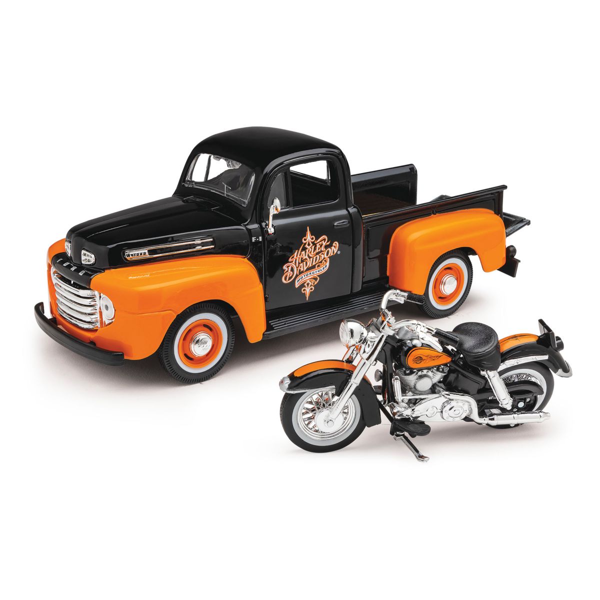 'The First Of Legends' Diecast Truck and Motorcycle Set