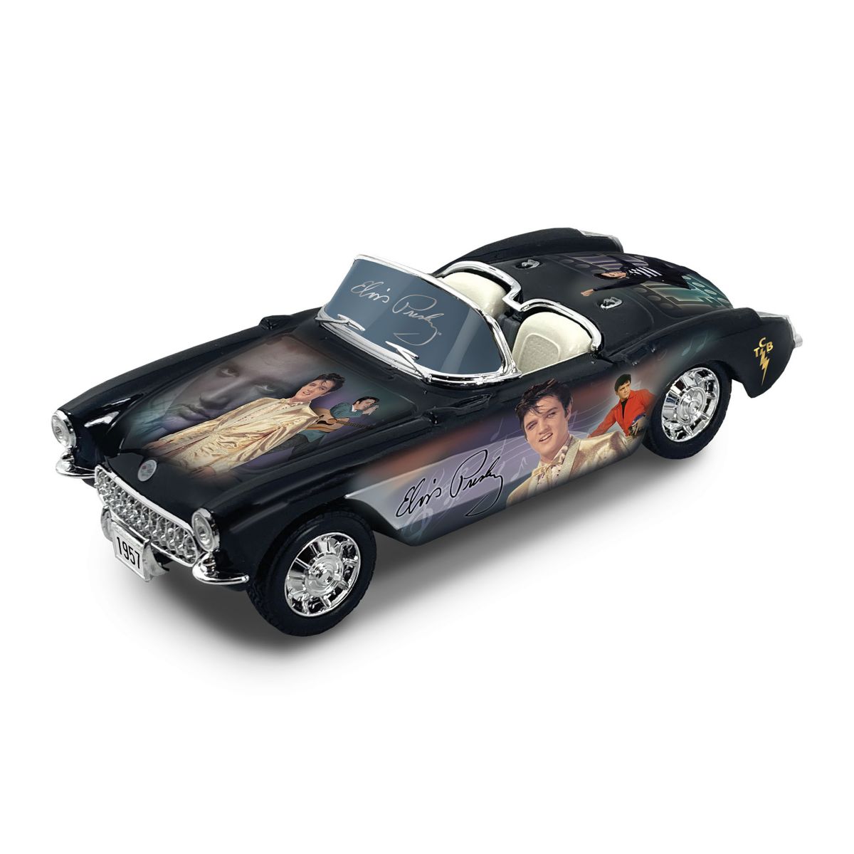 Elvis Presley Chevy Corvette ‘Cruising With The King’ 1:24-Scale Diecast Sculpture