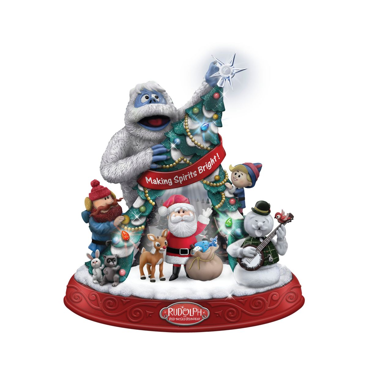 Merry Christmas from Rudolph & Friends Figurine