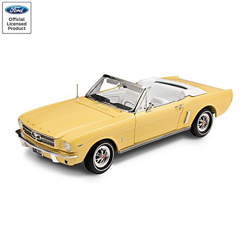 Officially Licensed Yellow Open Top 1:18-Scale 1964 1/2 Ford Officially Licensed Yellow Open Top 1:18-Scale 1964 1/2 Ford