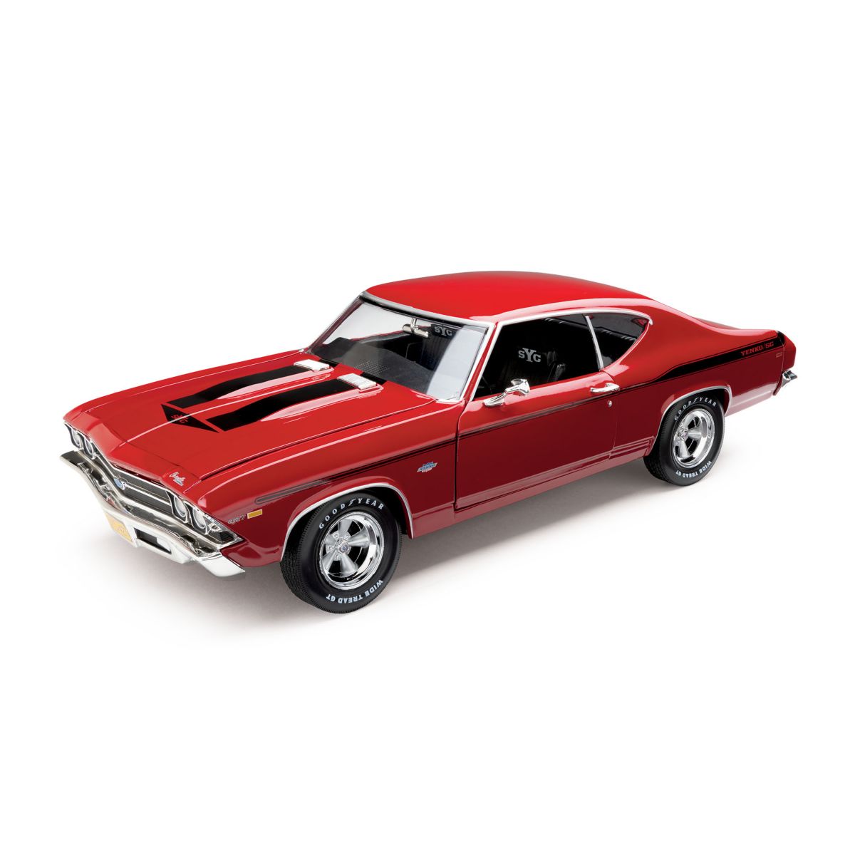 1:18-Scale 1969 Yenko Chevelle Diecast Car In Garnet Red