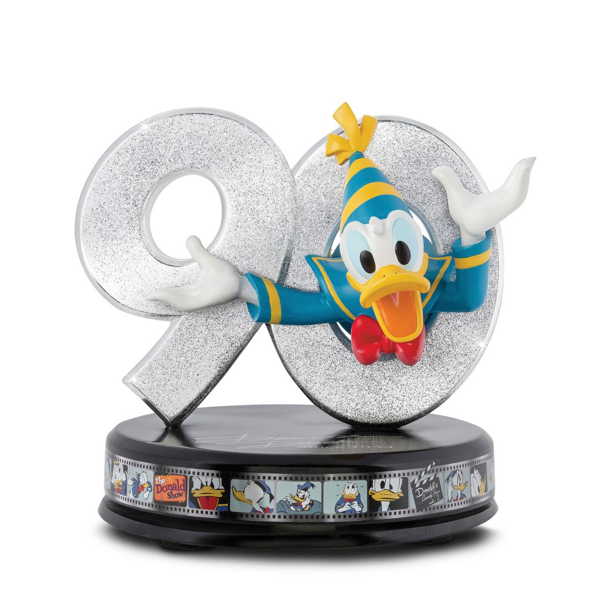 Disney Donald Duck 90th Anniversary Rotating Sculpture