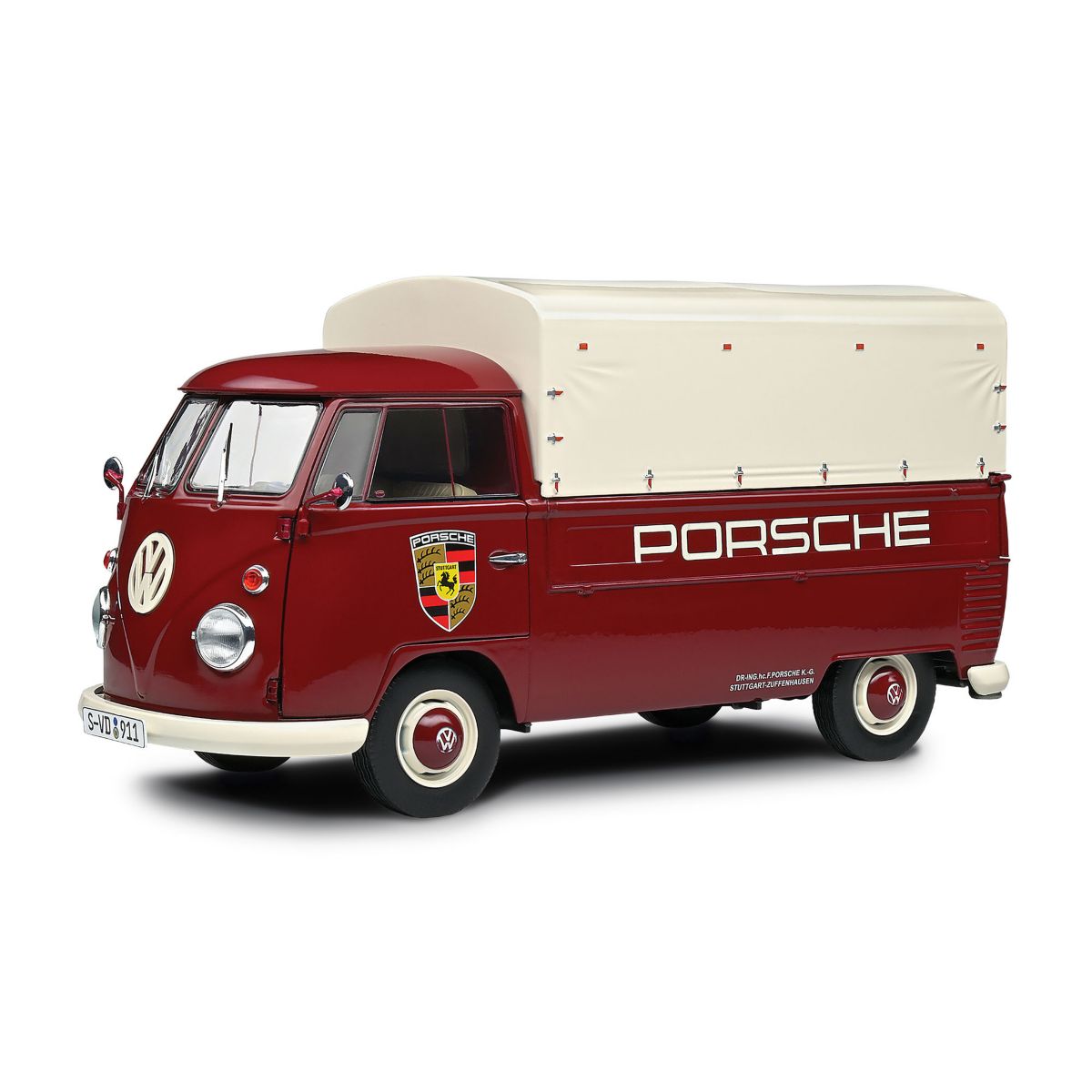 1:18-Scale 1950 Volkswagen T1 Pick-Up Porsche Service Diecast Model