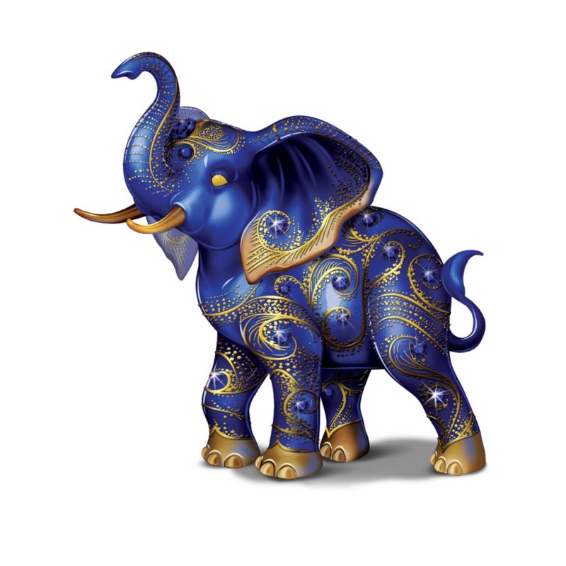 Blake Jensen 'Spirit of the Tanzanite' Elephant Figurine