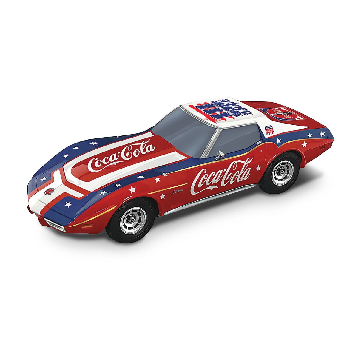 U.S.A. 250th 1976 Corvette Stingray And COCA-COLA Sculpture