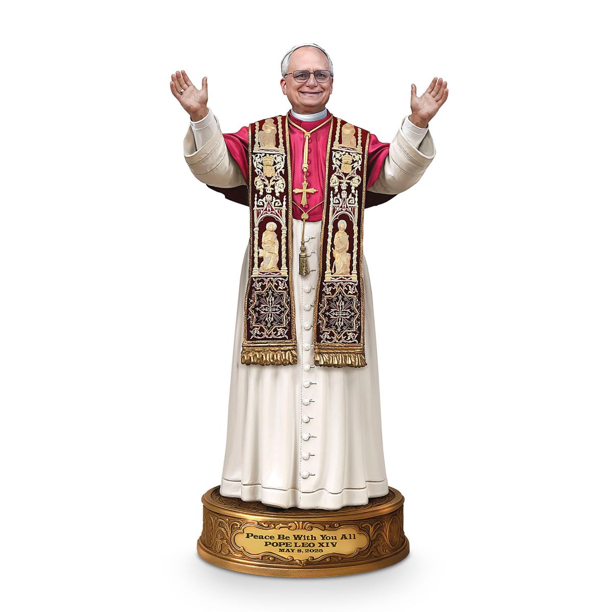 Pope Leo XIV 'Peace Be With You' Sculpture