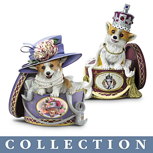 ‘Royal Hat-ittudes’ Corgi Figurine Collection