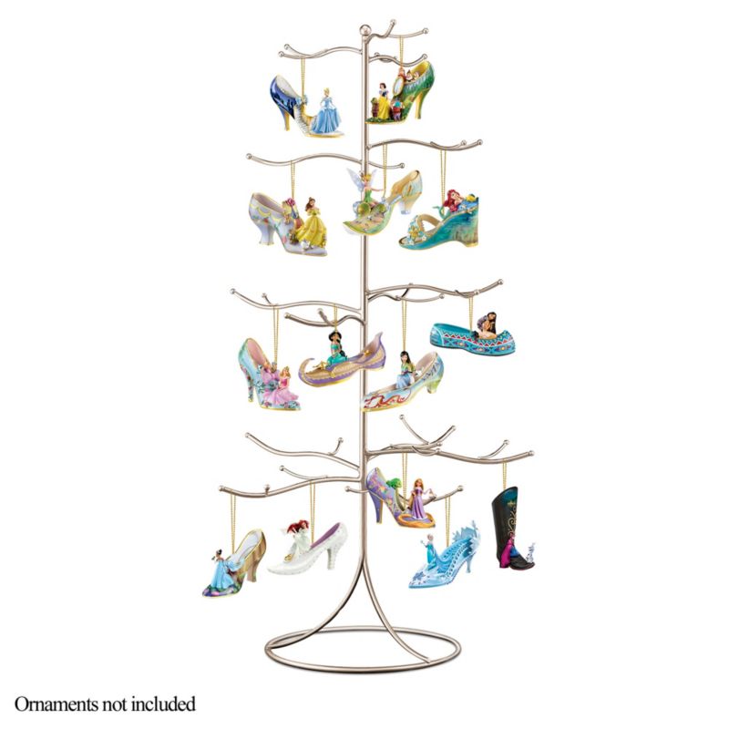 Christmas Gold Metal Wire Ornament Display The Golden Tree 37Position