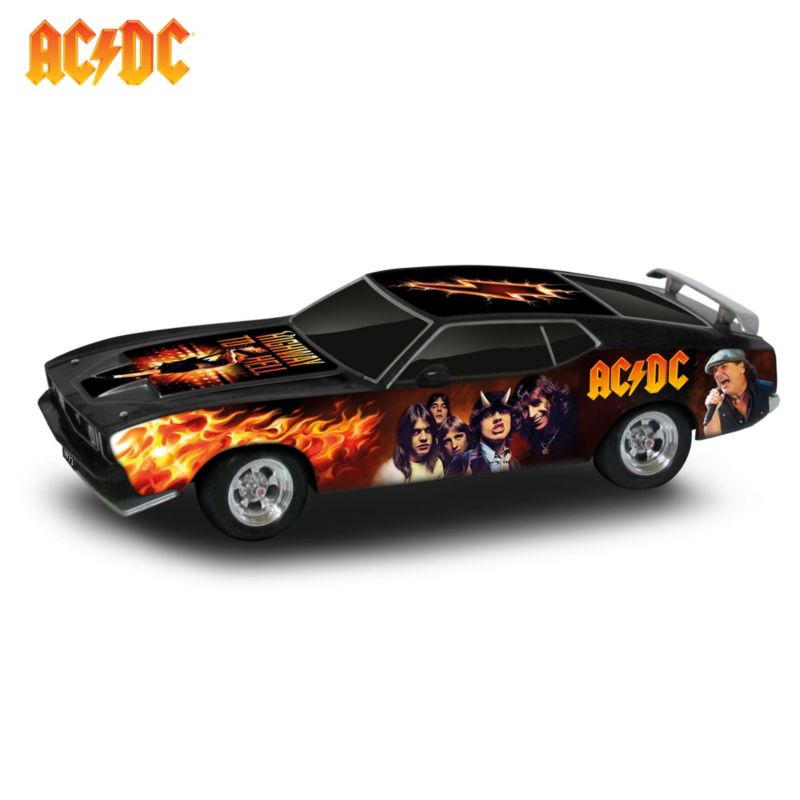 1:18-Scale 73 Ford Mustang AC/DC Edition Resin Car