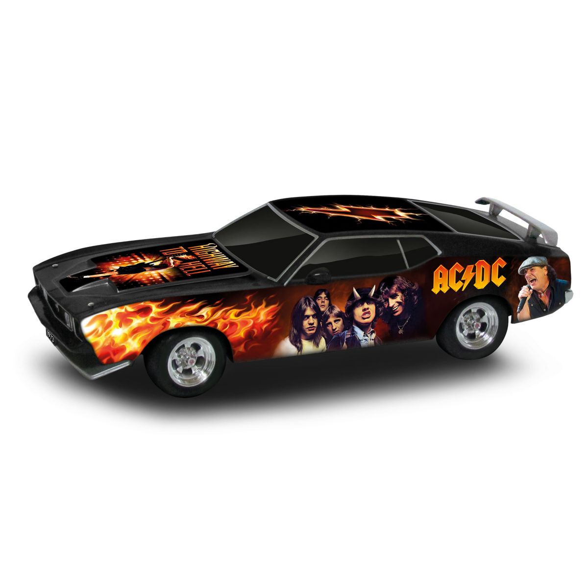 73 Ford Mustang AC/DC Edition Resin Car