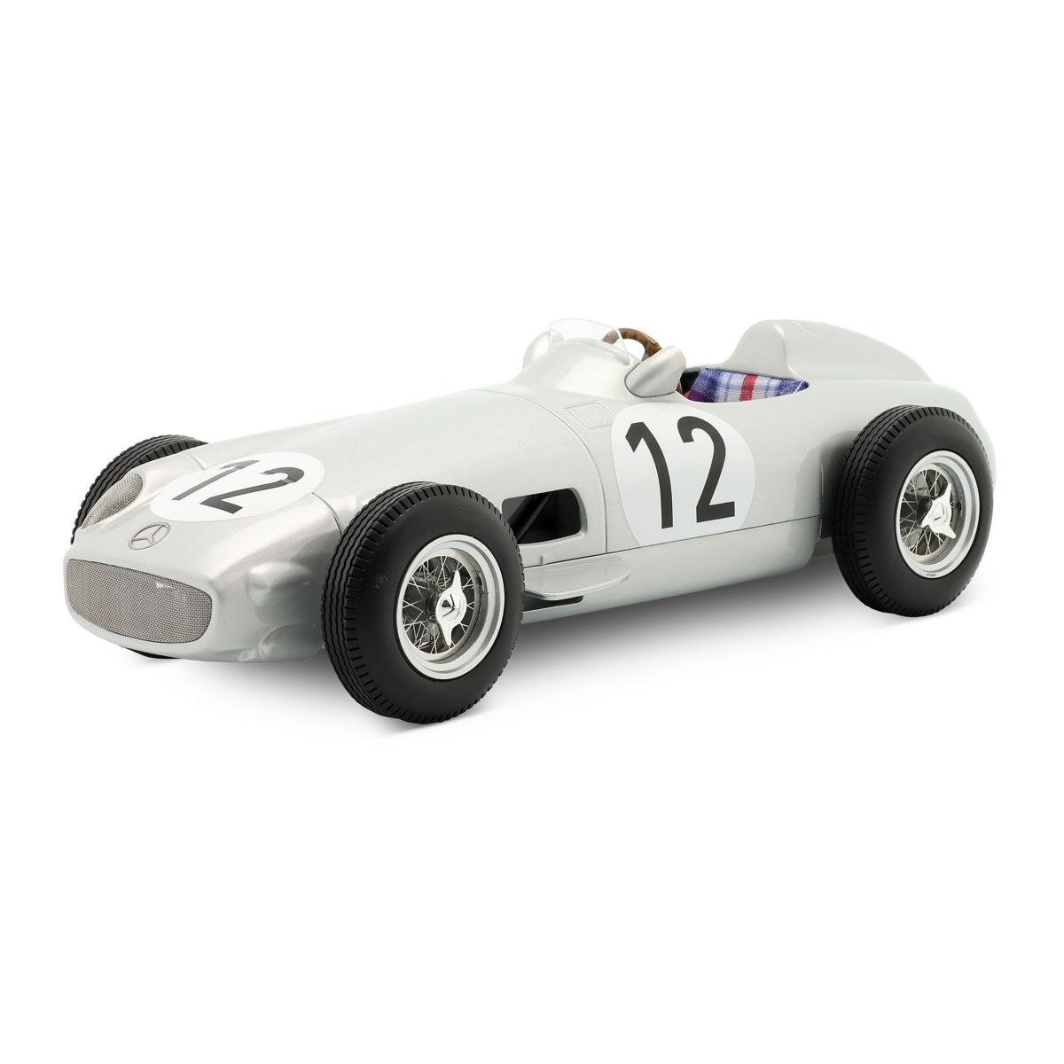 1:18-Scale 1955 Mercedes Benz W196 #12 Stirling Moss Diecast Car