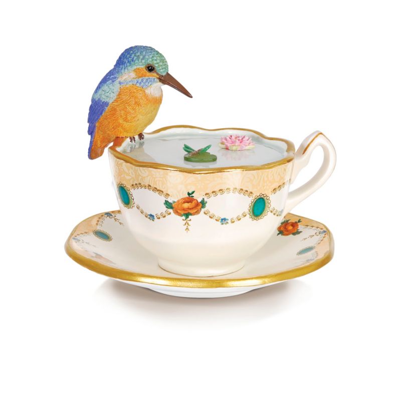 &#039;Water&#039;s Edge Retreat’ Kingfisher Ornament