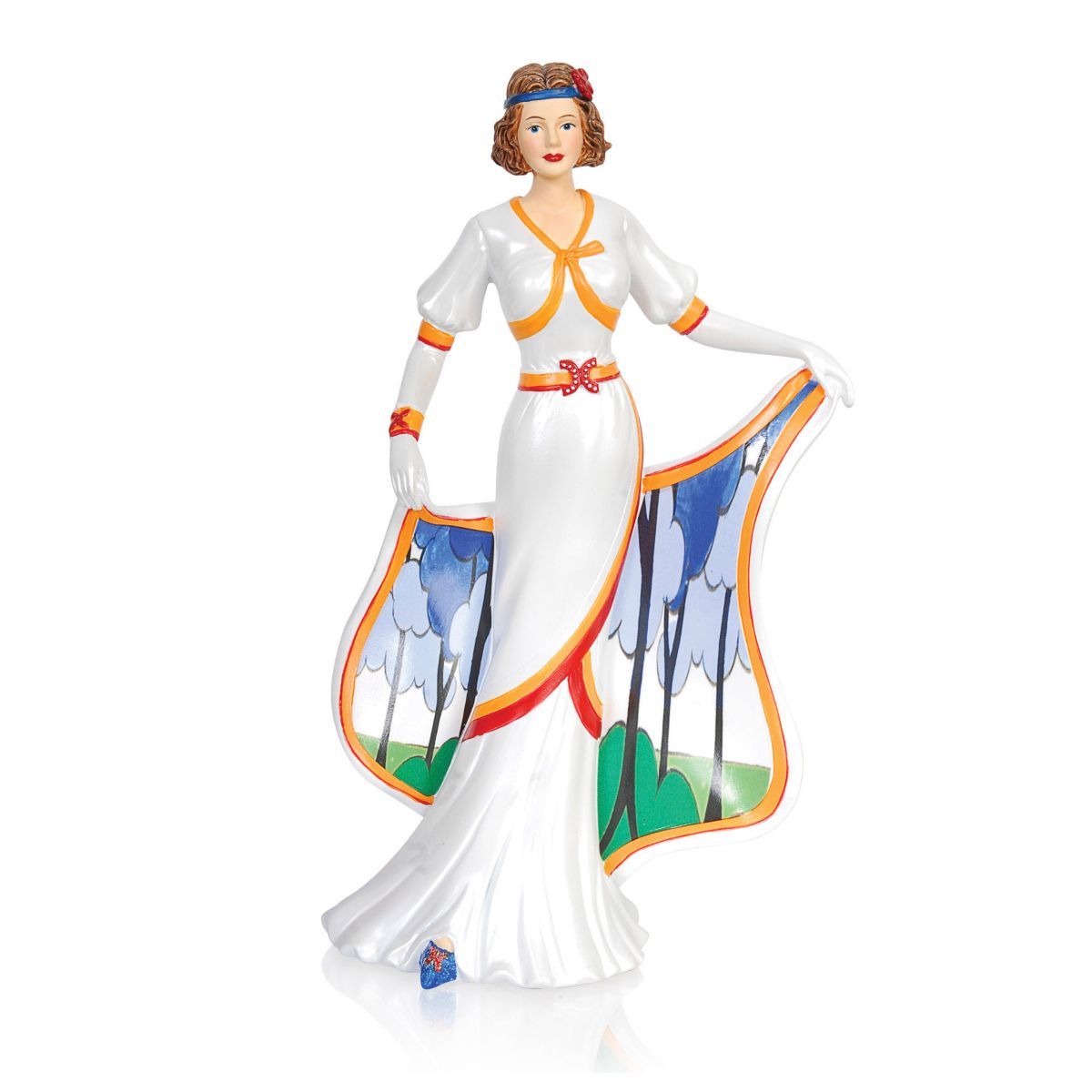 ‘Dinner At Eight’ Clarice Cliff-Inspired Art Figurine