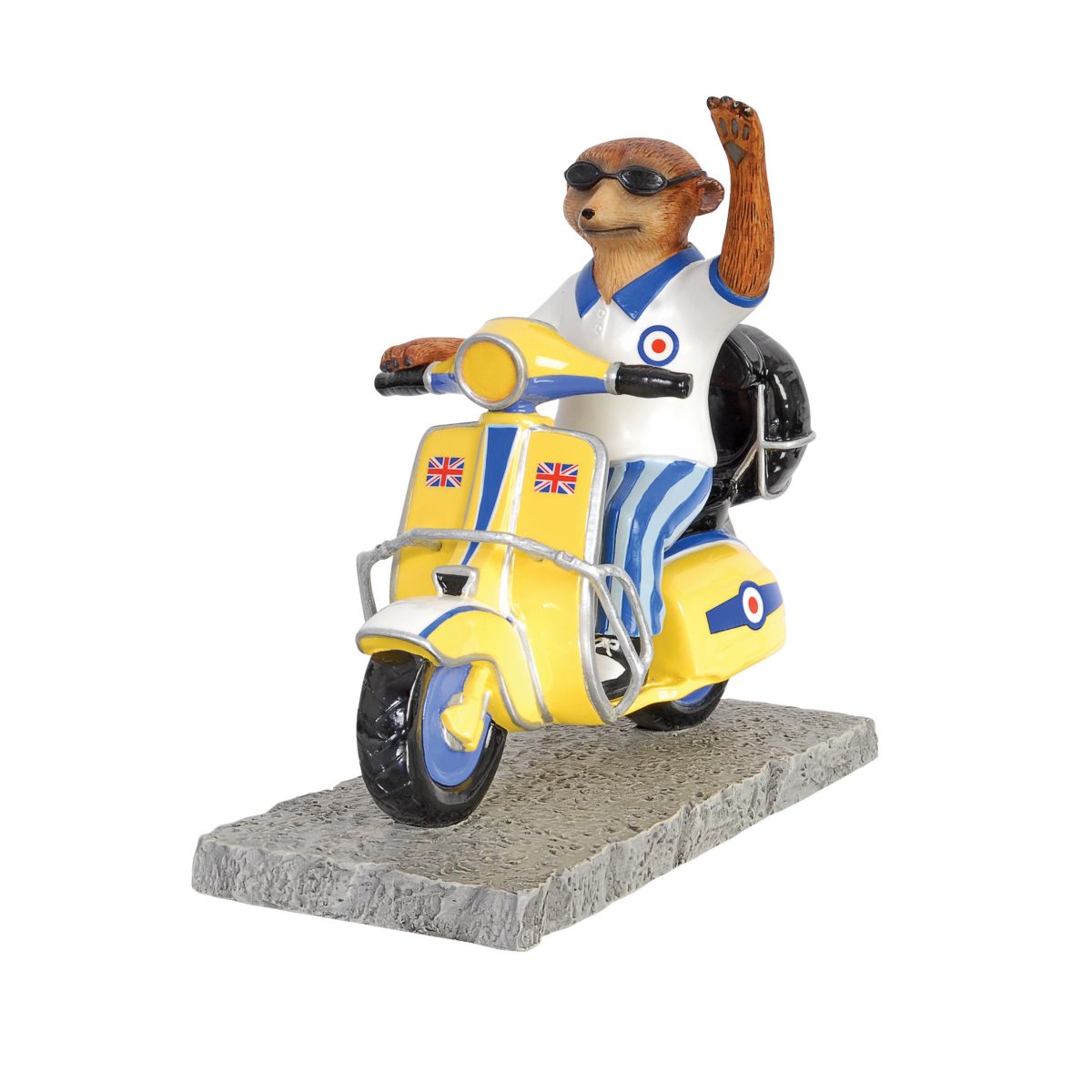 'Sonny Afternoon' Meerkat Scooter Sculpture