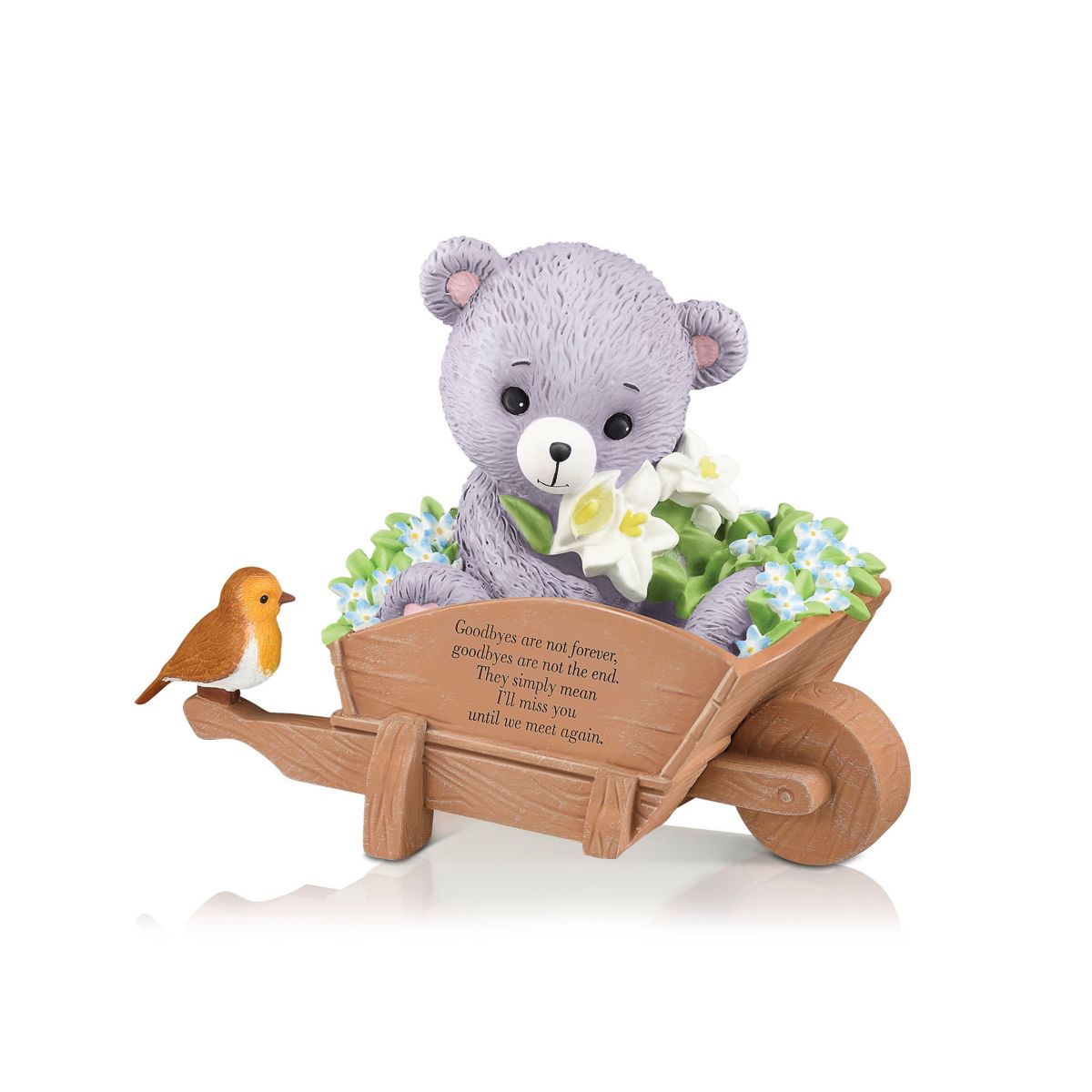 'Goodbyes Are Not Forever' Faithful Fuzzies Robin Figurine
