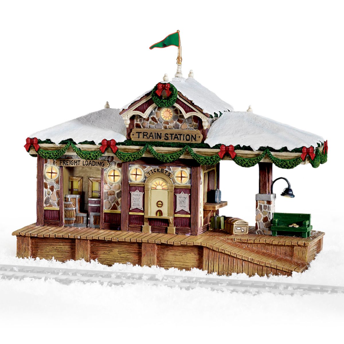 'Post Office' Illuminated Train Accessory