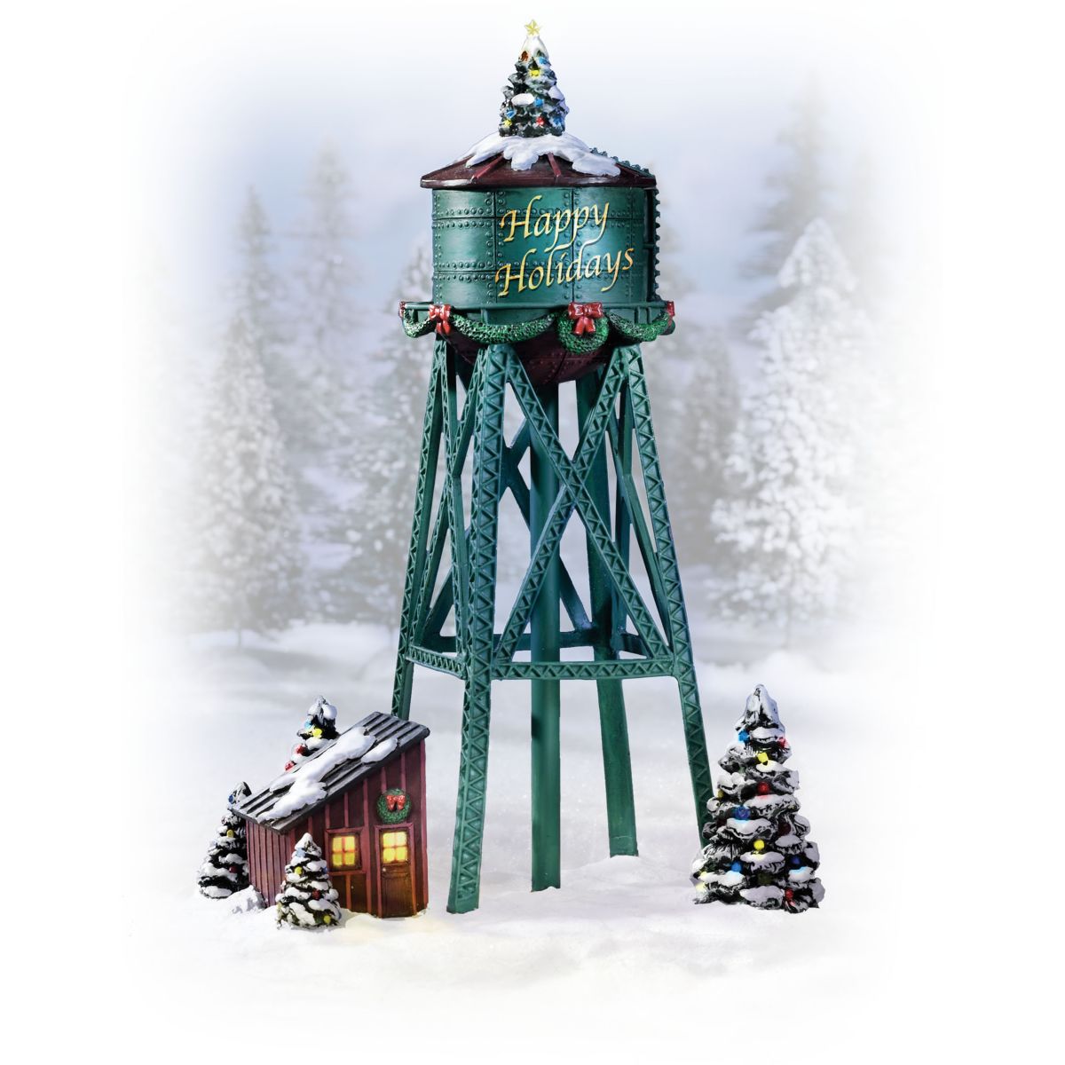 'Holiday Tower' Train Accessory Collection