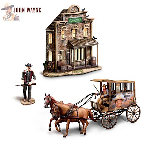 John Wayne "Salute To America" Sculpture & Figurine Set