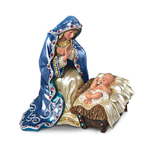 'Mary And Baby Jesus' Nativity Figurine