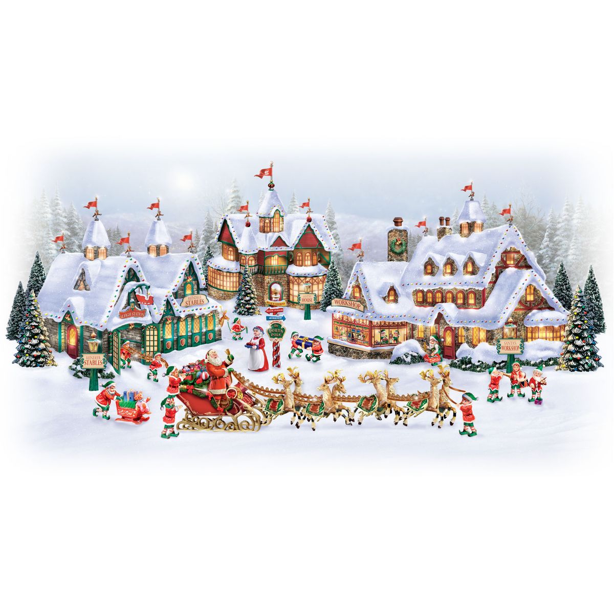 Thomas Kinkade 'North Pole' Village Collection
