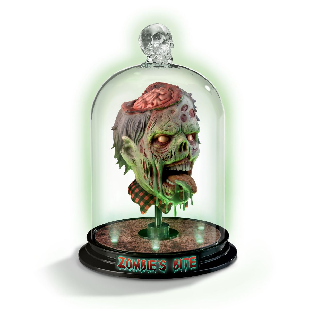 'Zombie's Bite' Horror Head Sculpture