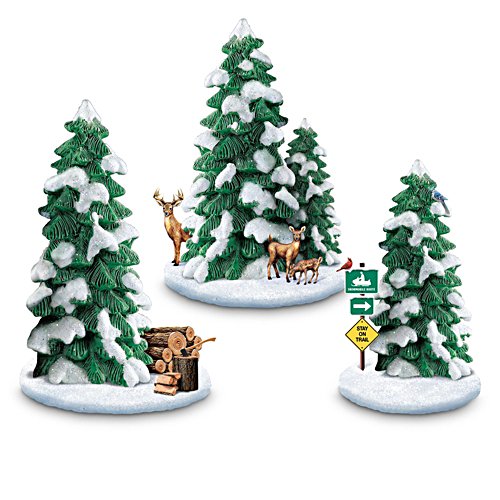 'Winter's Bliss' Miniature Christmas Tree Trio