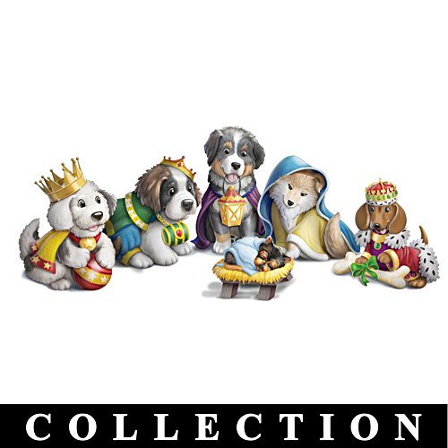Notre petit chien est né — Collection de figurines de chiens