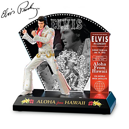 Elvis™ 'Aloha From Hawaii' Illuminated Musical Sculpture