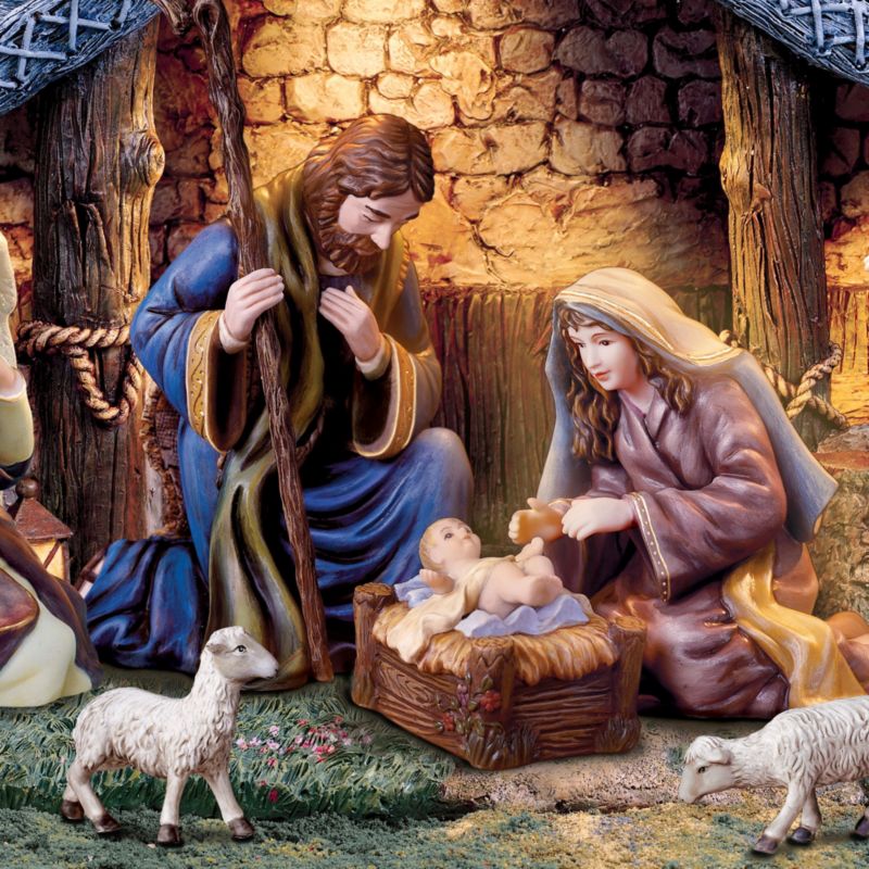 Thomas Kinkade Nativity Desktop Backgrounds Maxbell Nativity Scene