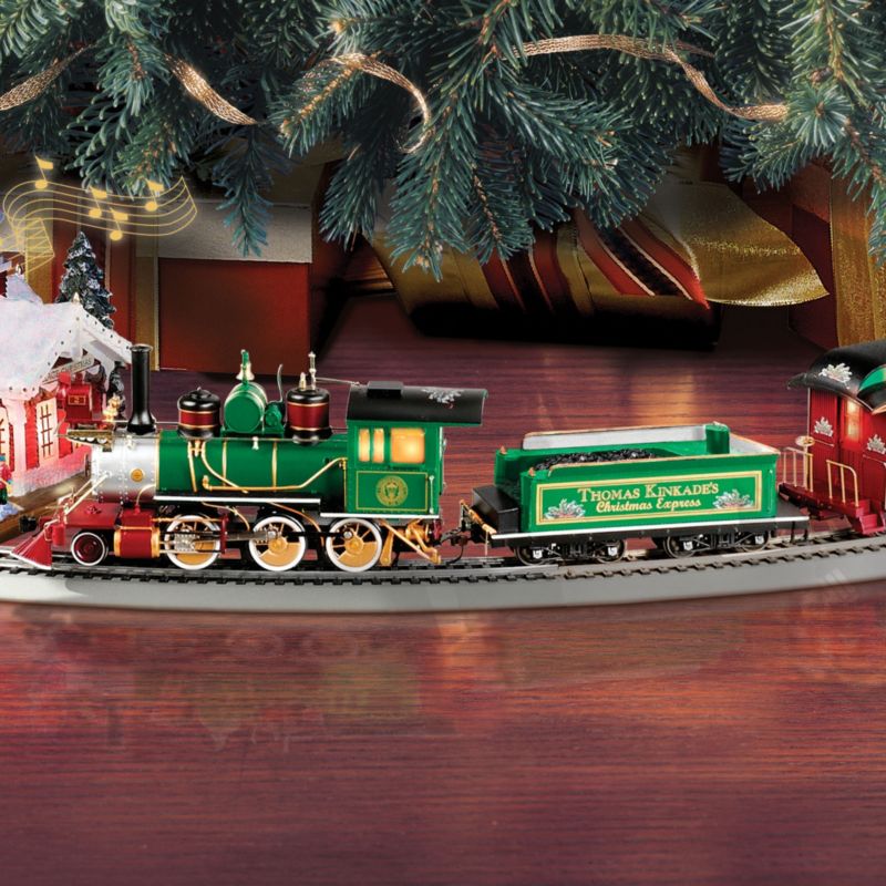 thomas kinkade christmas express train collection