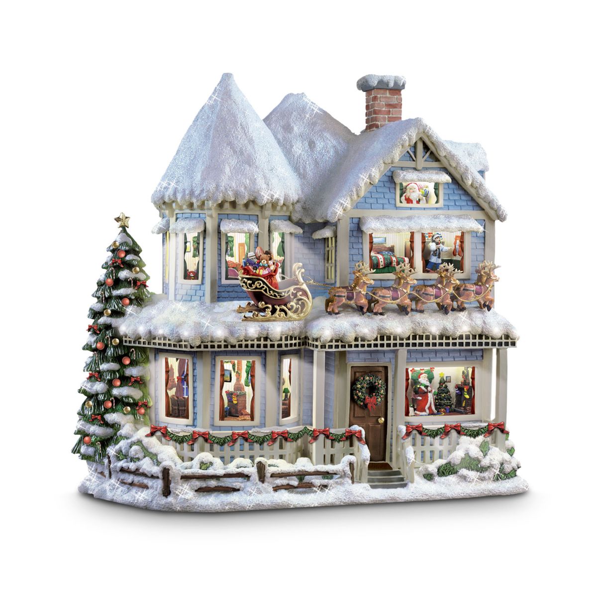 Thomas Kinkade ‘'Twas The Night Before Christmas’ Story House