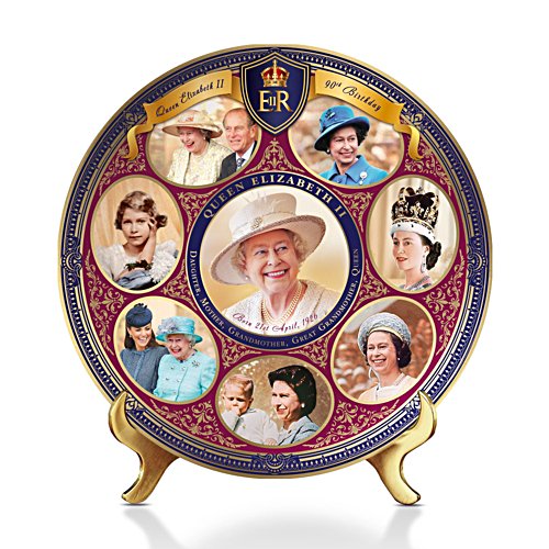 Queen Elizabeth II 90th Birthday Plate