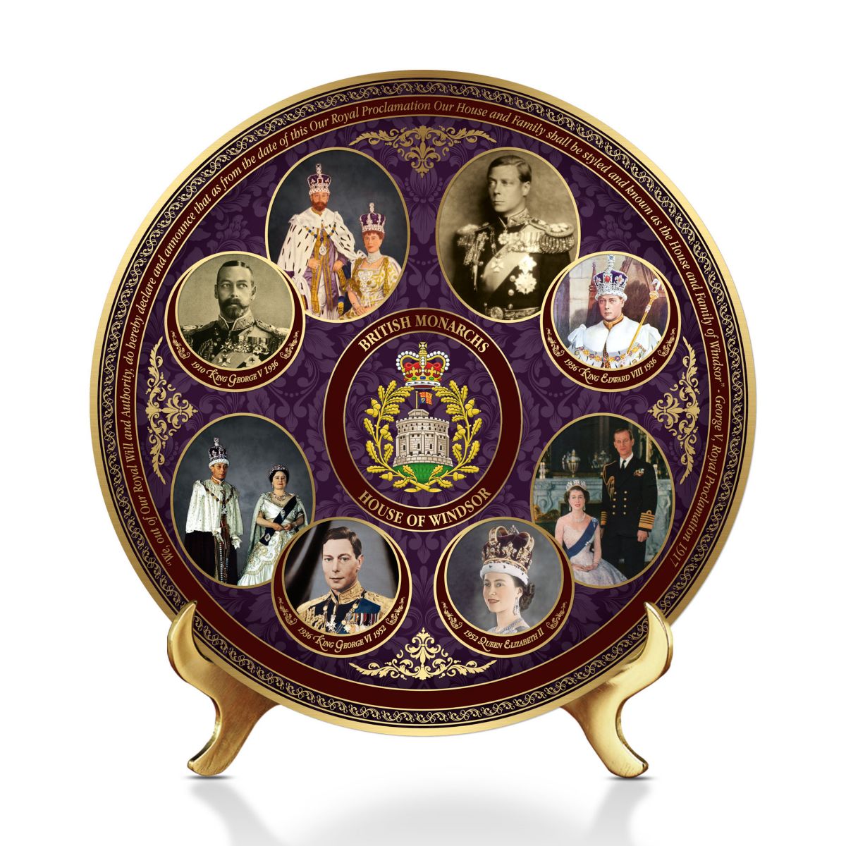 House Of Windsor Gallery Edition Plate