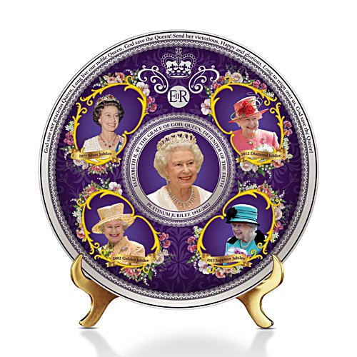 Queen Elizabeth II Platinum Jubilee Gallery Editions Plate