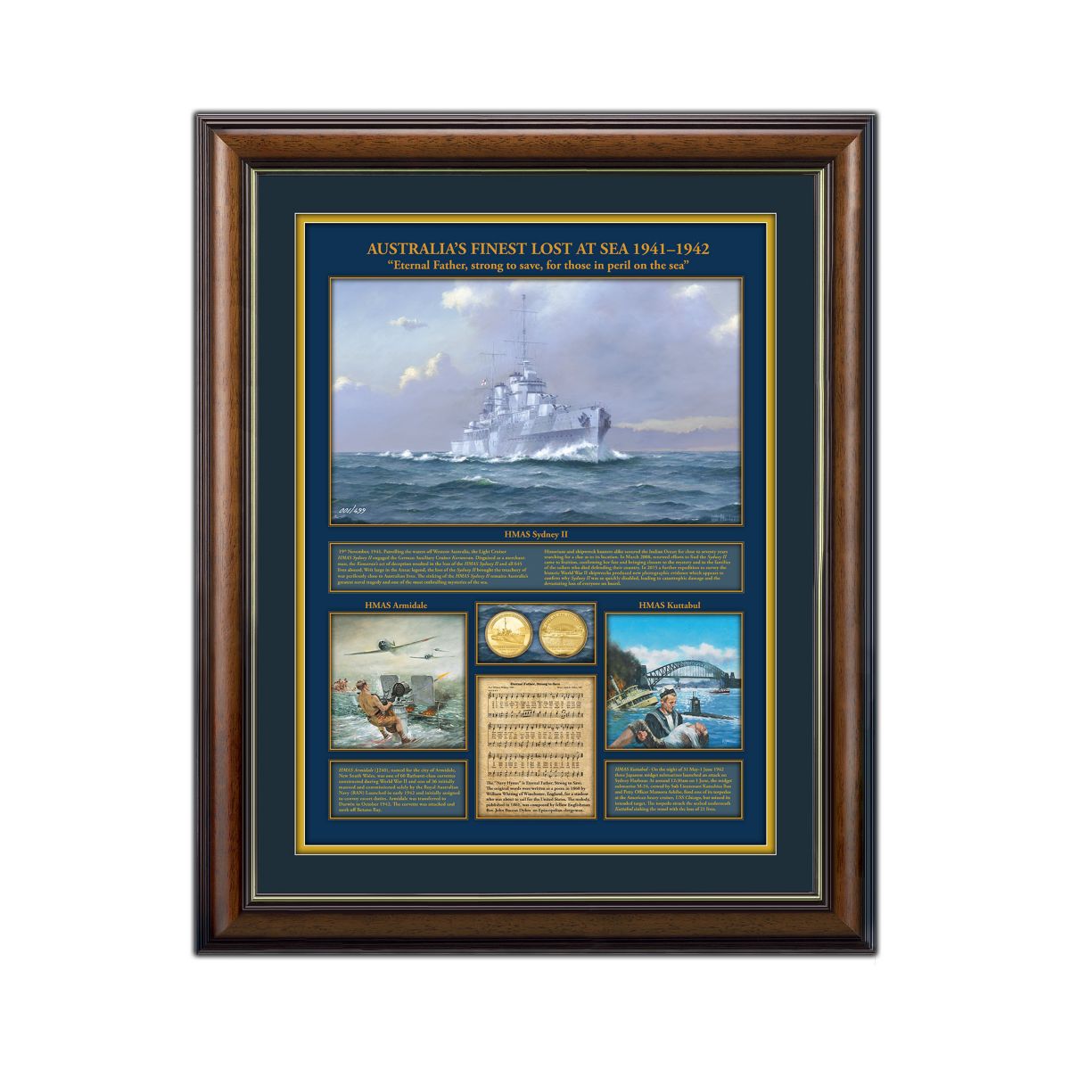 'Australia’s Finest Lost At Sea 1941-1942' Gallery Editions Print