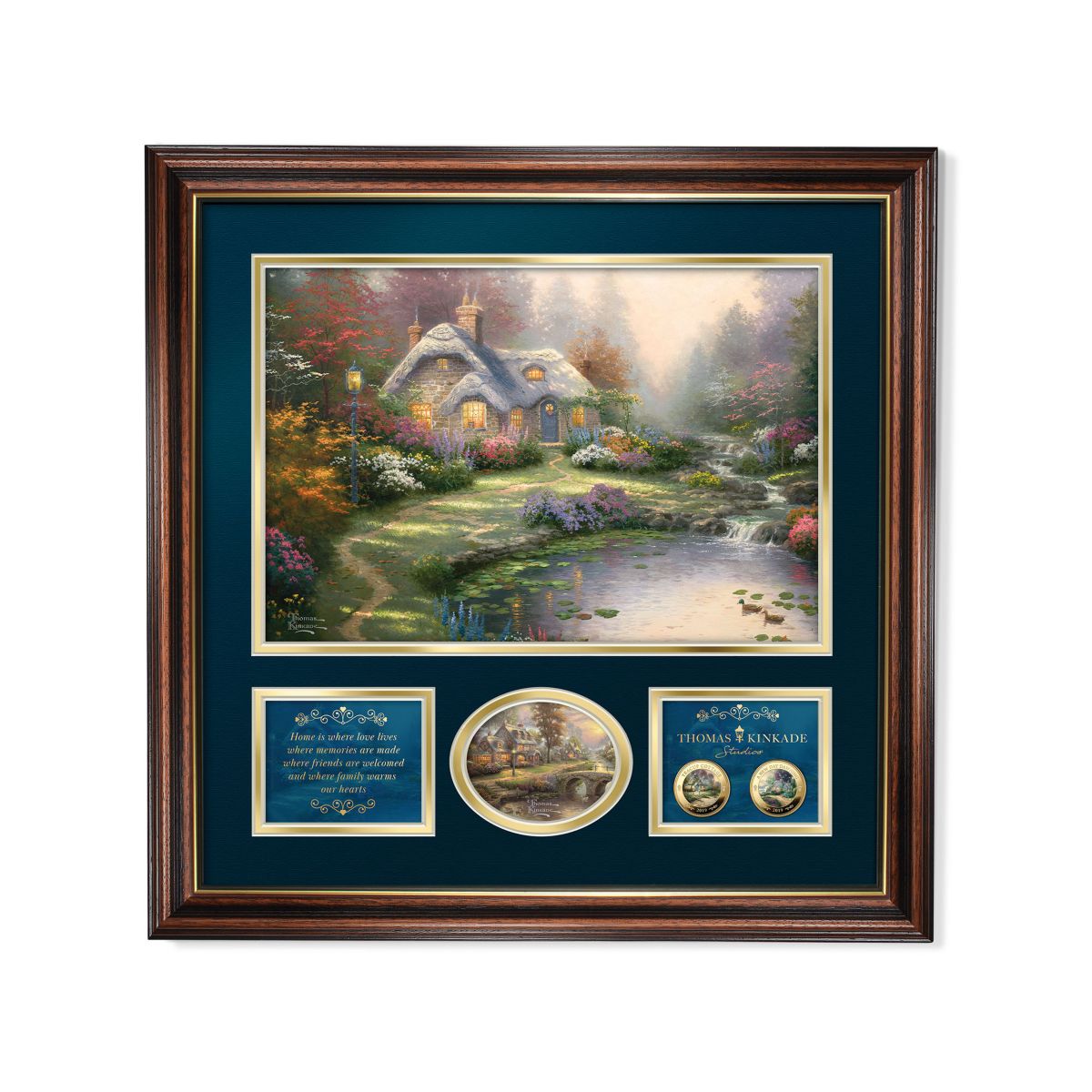 Thomas Kinkade Everett's Cottage Wall Print