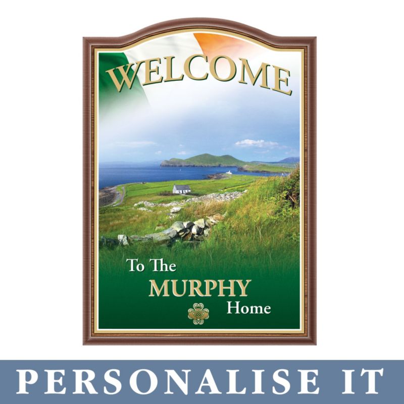 ‘Forever Ireland’ Personalised Welcome Sign
