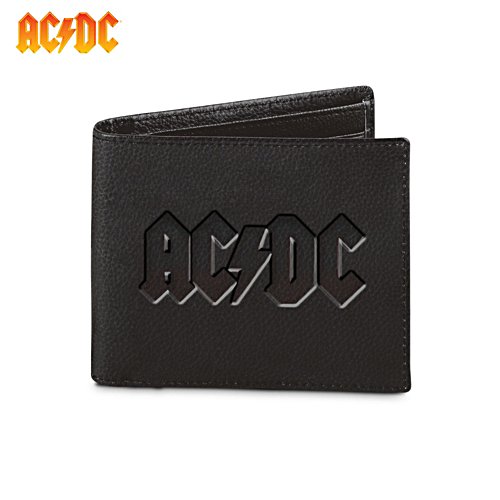 AC/DC 'Back In Black' Leather Wallet