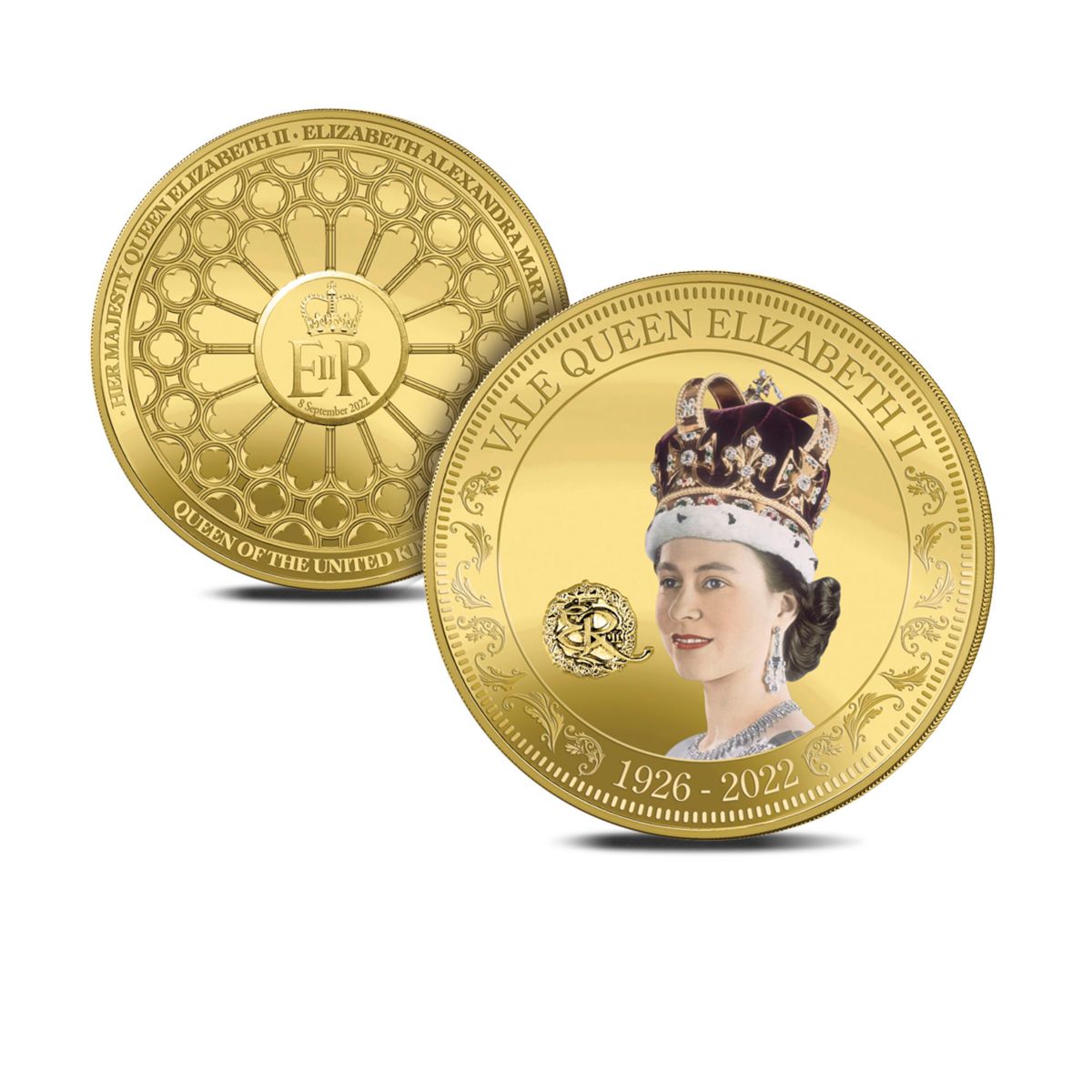 Queen Elizabeth Golden 38.6mm Commemorative