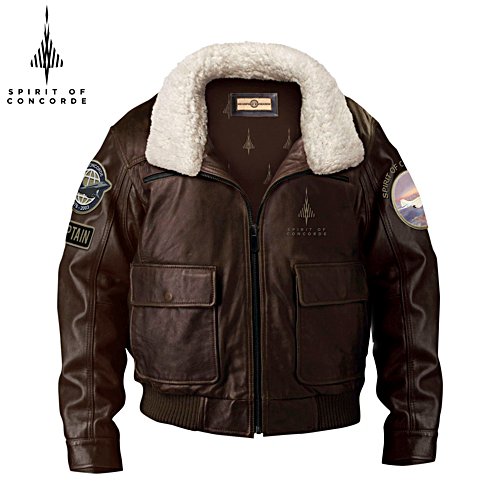 Spirit Of Concorde Men’s Leather Jacket