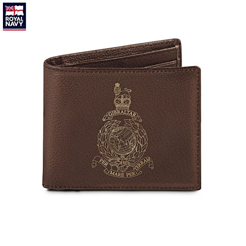 Royal Marines ‘By Sea, By Land’ Leather Wallet