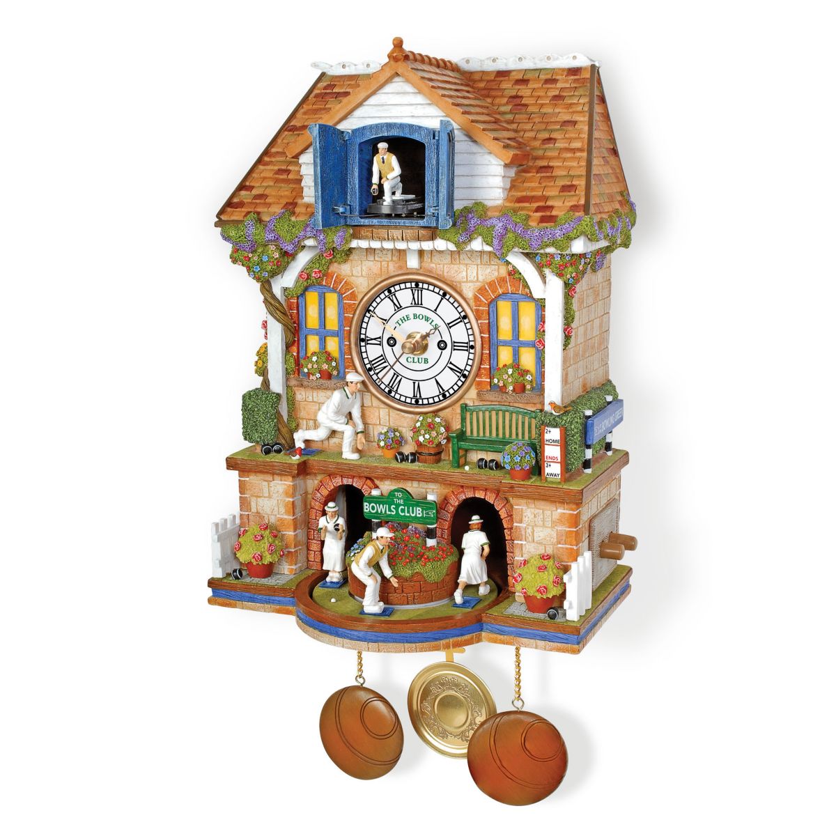'Spirit Of Bowls' Wall Clock