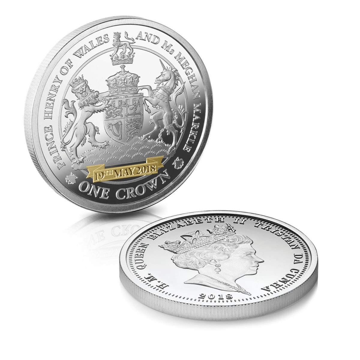 The Royal Wedding Crown  - The Struck-on-the-Day - Limited mintage issued on 19th May 2018