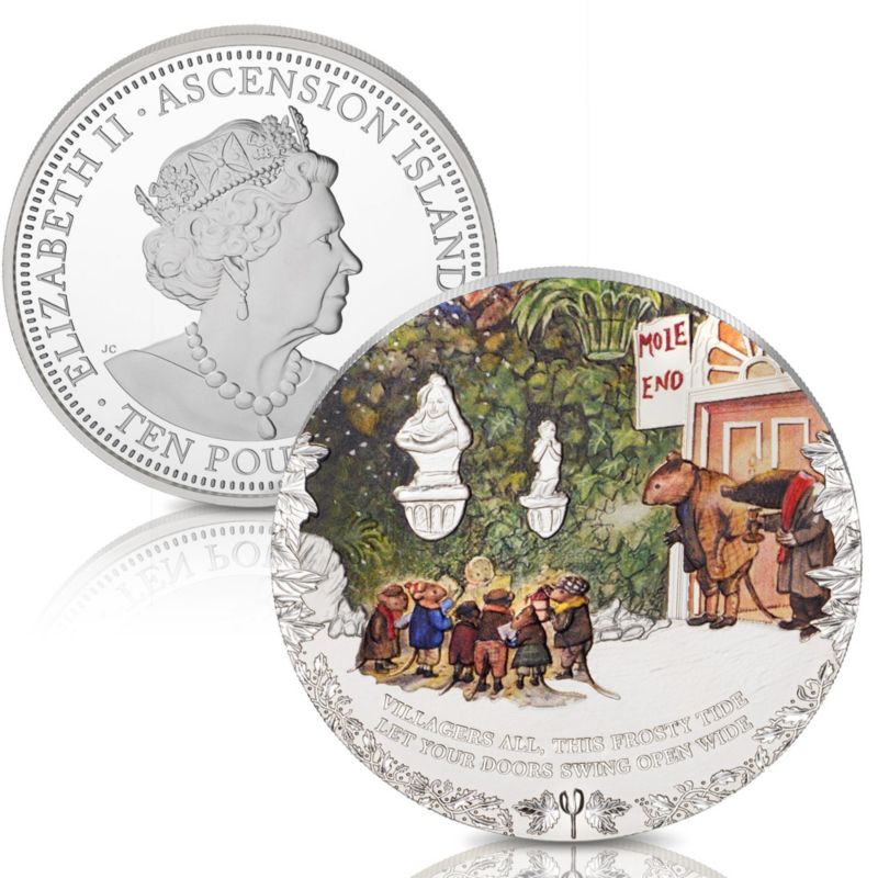 The Wind in The Willows £10 Christmas Coin