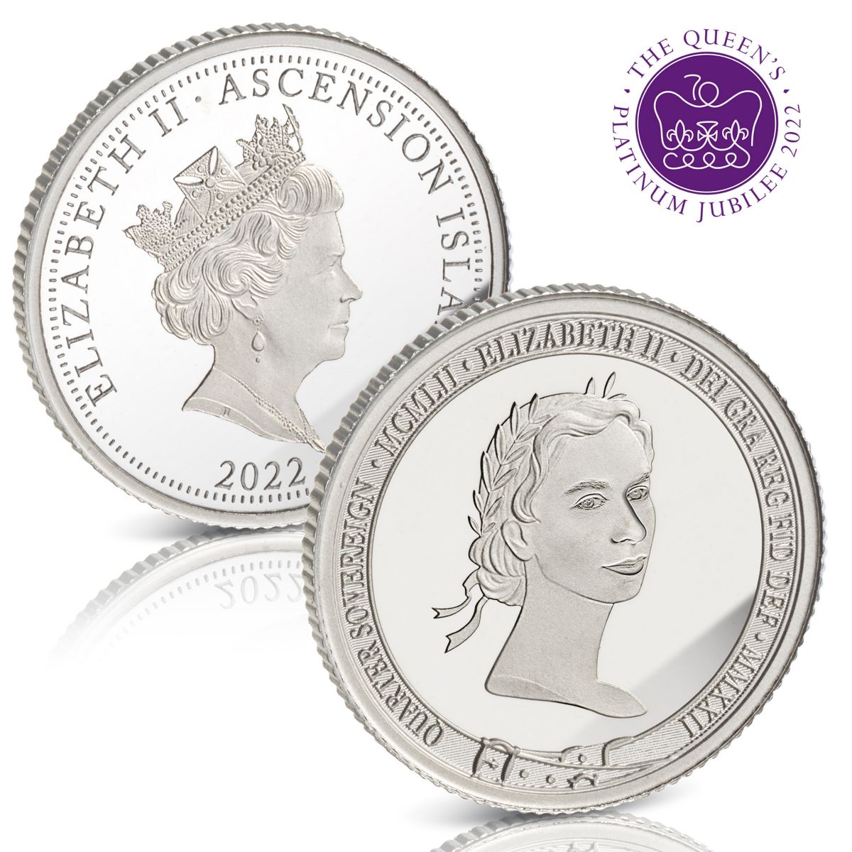 The Platinum Jubilee Platinum Quarter Sovereign