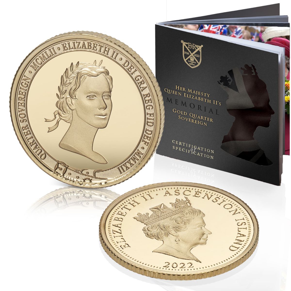 The Queen Elizabeth II Memorial Gold Quarter Sovereign