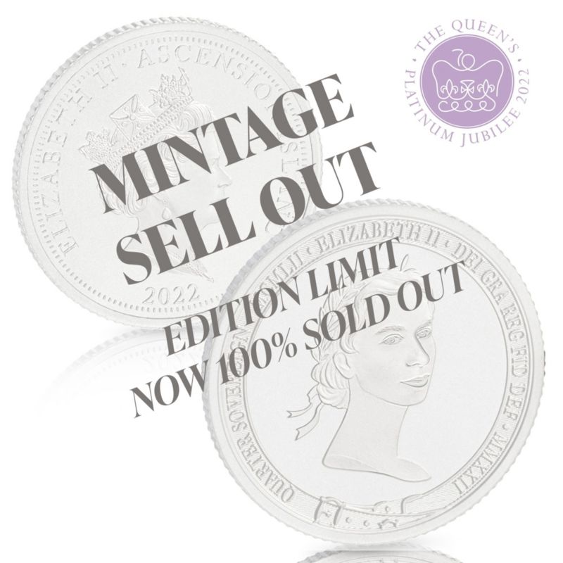 The Platinum Jubilee Quarter Sovereign — Platinum Matte Proof Edition