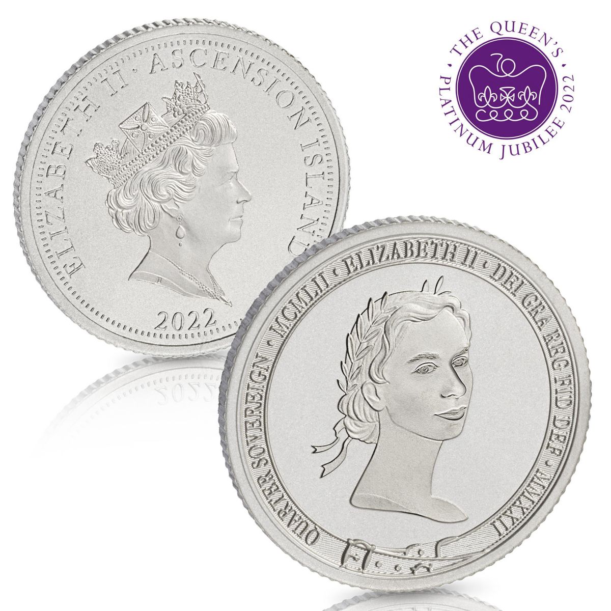 The Platinum Jubilee Quarter Sovereign — Platinum Matte Proof Edition