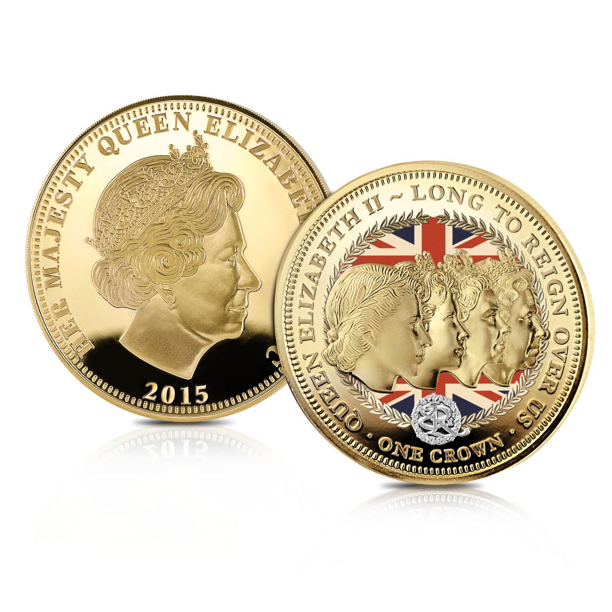 'Crowning Moments Of Queen Elizabeth II' Crown Coin Collection